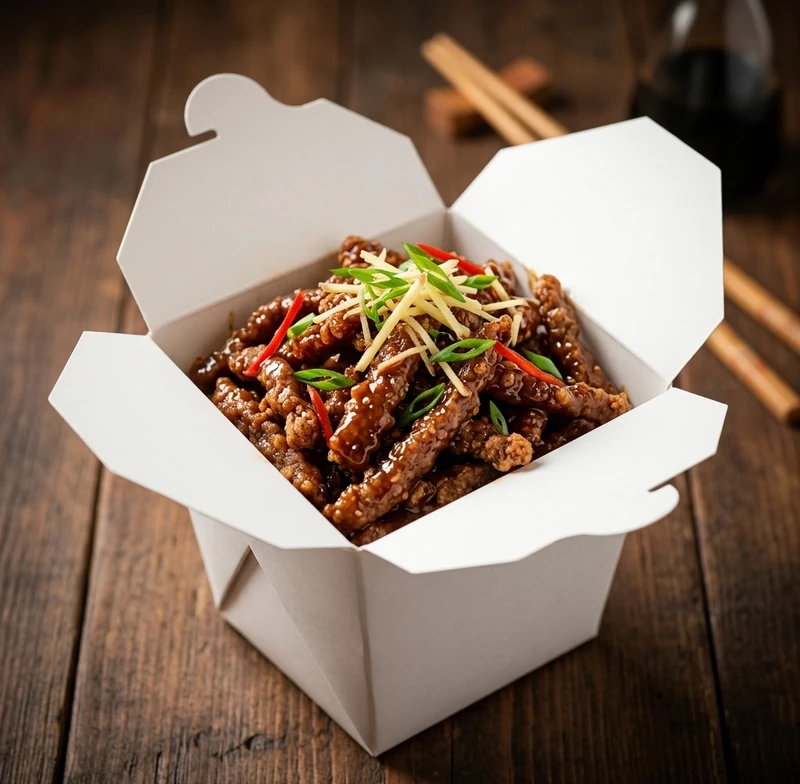 Ginger beef Chinese takeout in Winnipeg, MB